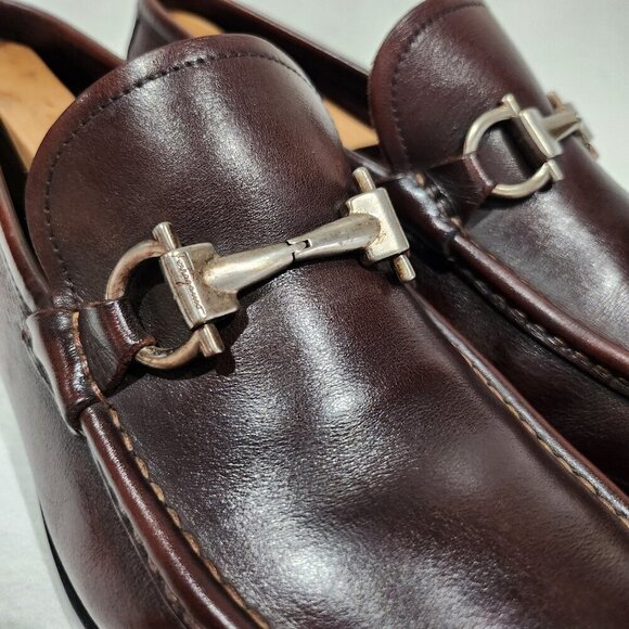 Salvatore Ferragamo Brown Leather Loafers - Picture 3 of 8
